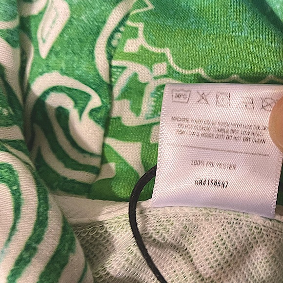 Bail Neon Green Women's Cropped Hoodie - Picture 12 of 16